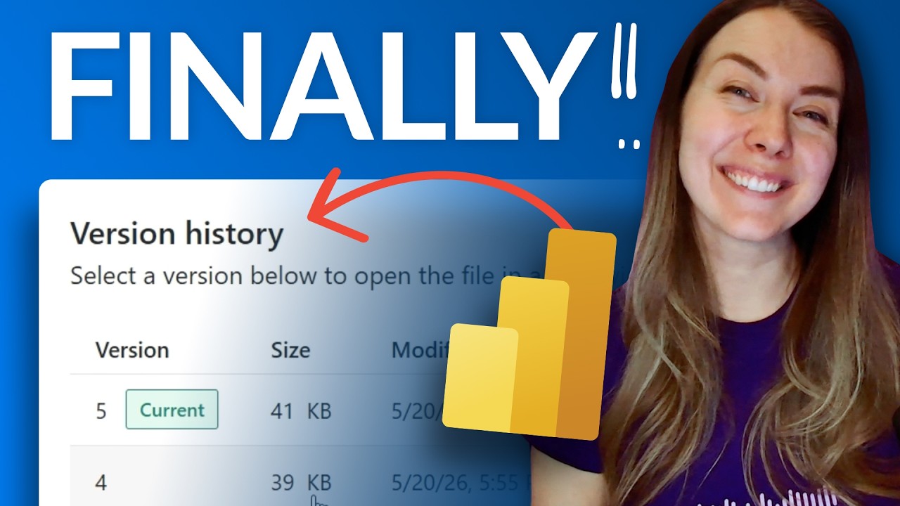 Power BI Desktop Just Got Version History 🤯