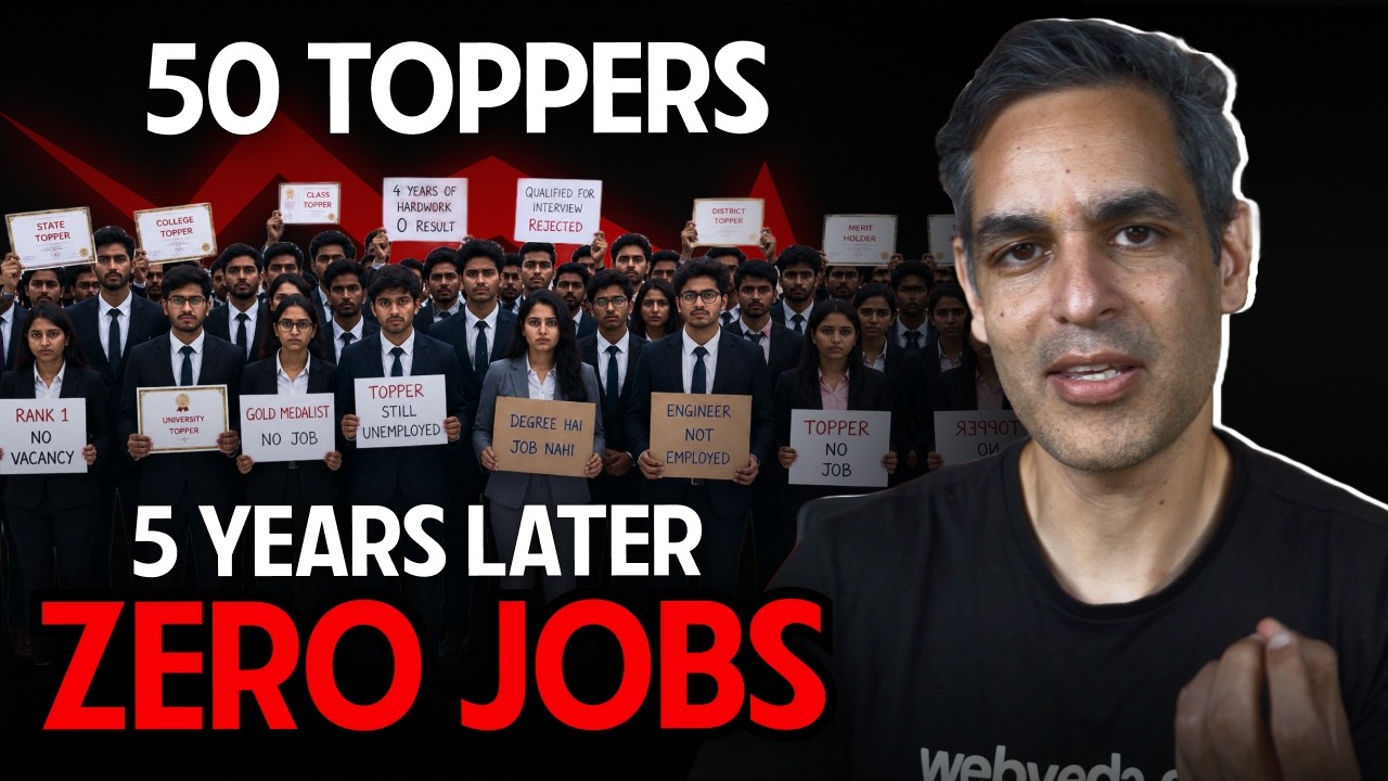 Why Are Toppers UNEMPLOYED?! | Warikoo Careers Hindi