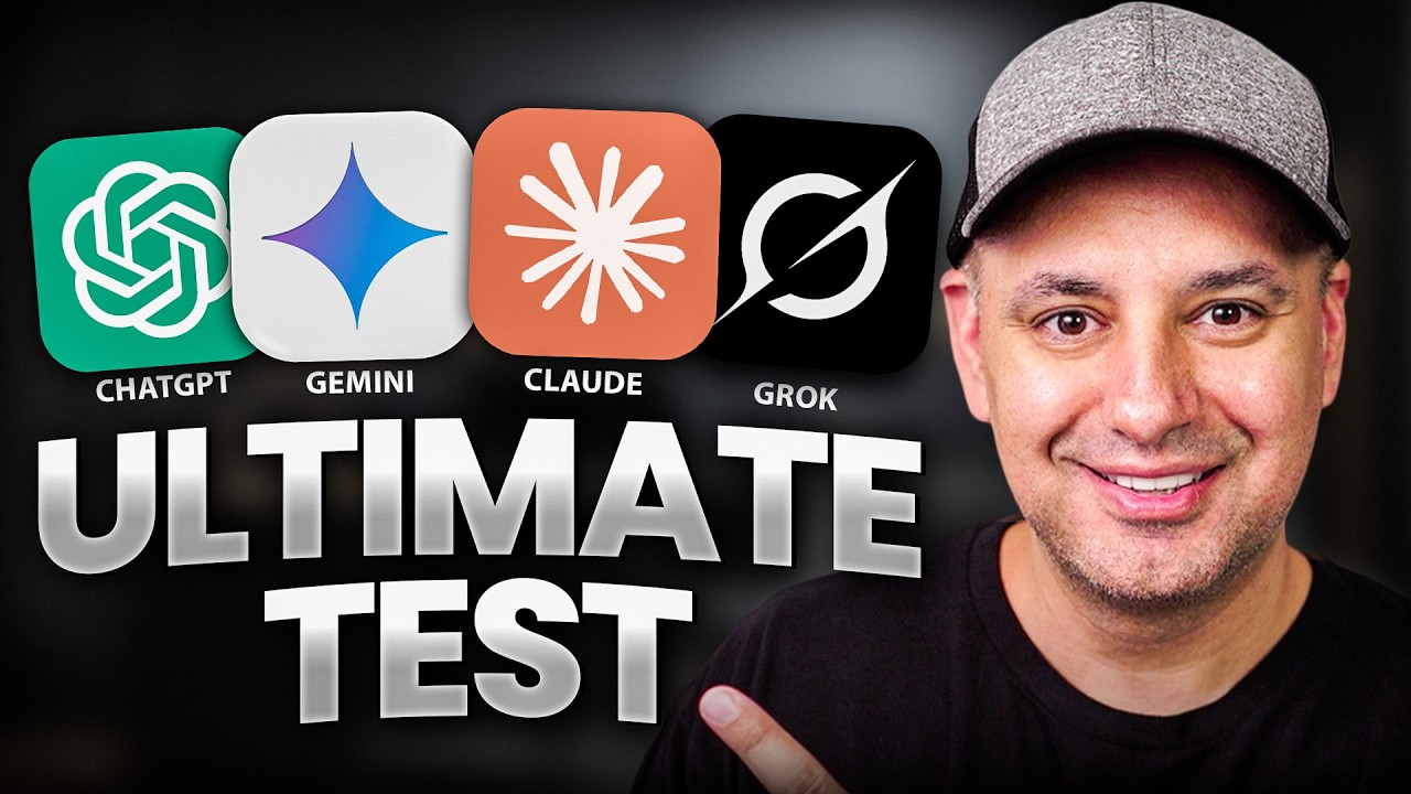 ChatGPT 5 VS Gemini VS Claude VS Grok - The Ultimate Test