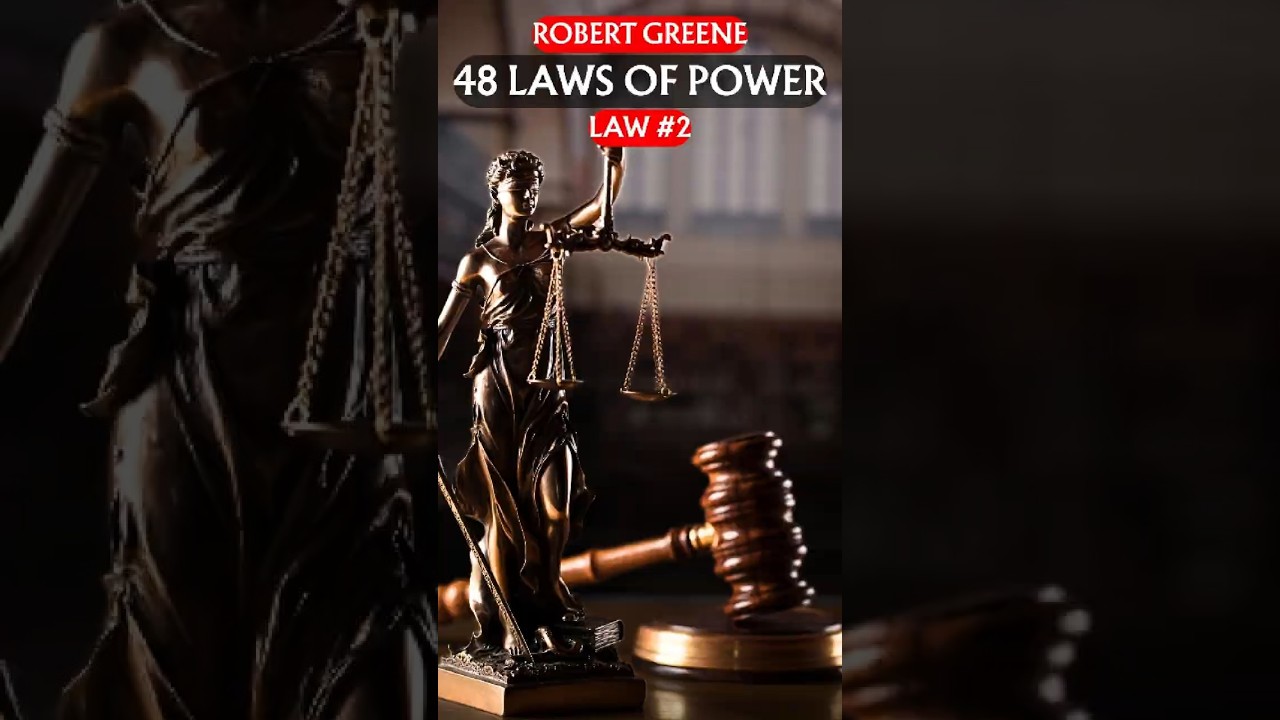 Robert Greene's 48 Laws of Power | #2 Never Put Too Much Trust in Friends; Learn How to Use Enemies