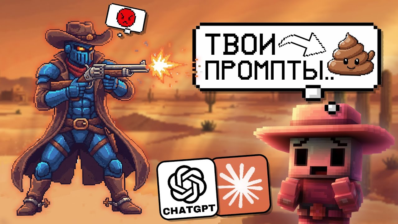 Промпты как у PRO за 2 клика | Prompt Cowboy секретный сервис (БЕСПЛАТНО)