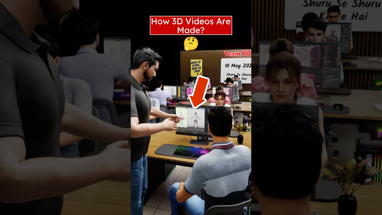 How Professor Of How 3D Videos are Made?