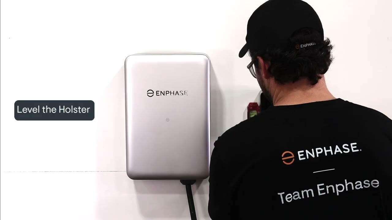How to mount IQ EV Charger 2