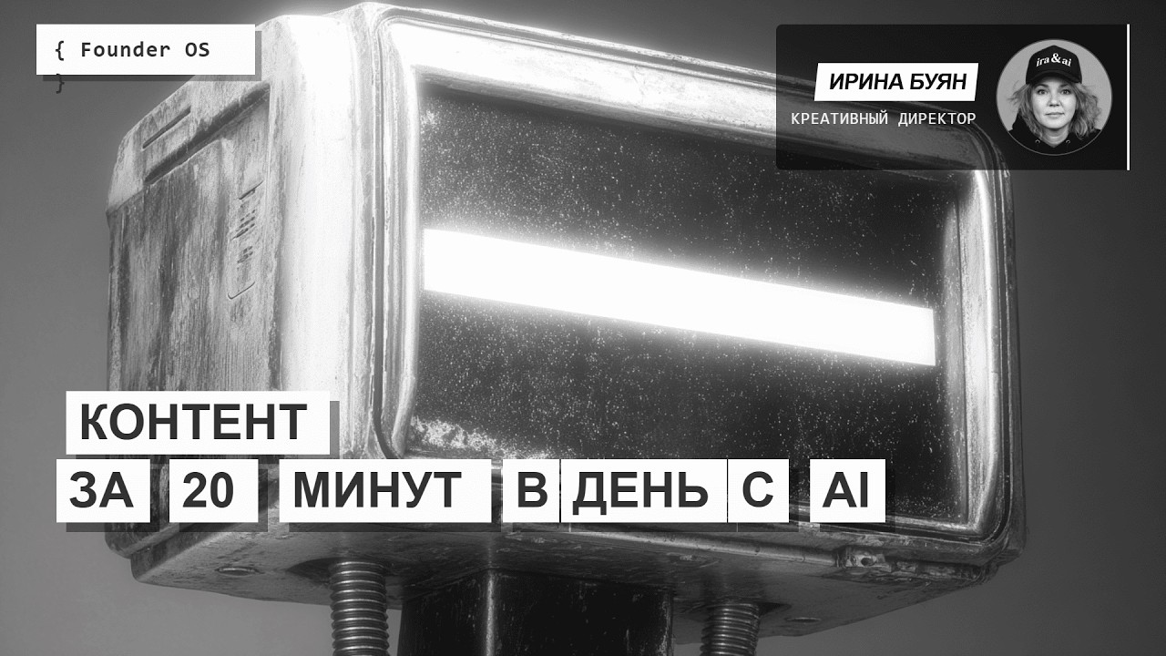 Founder OS #17 –  Контент с AI за 20 минут: простая система для экспертов