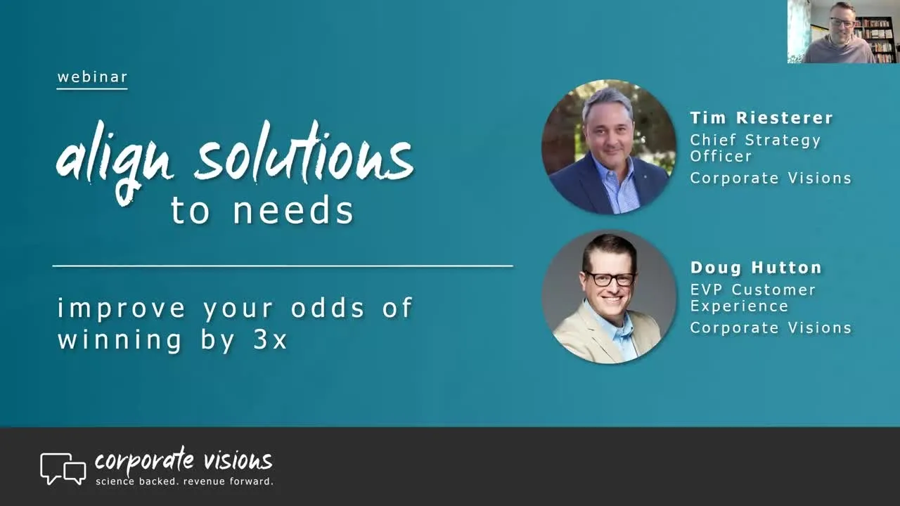 Align Solution to Needs—Webinar Replay