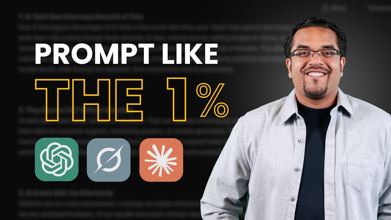 MASTER Prompt Engineering In 10 Minutes - Complete Guide 2025! (ChatGPT, Claude, Grok)