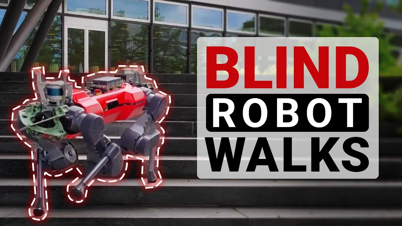 This Blind Robot Can Walk...But How? 🤖