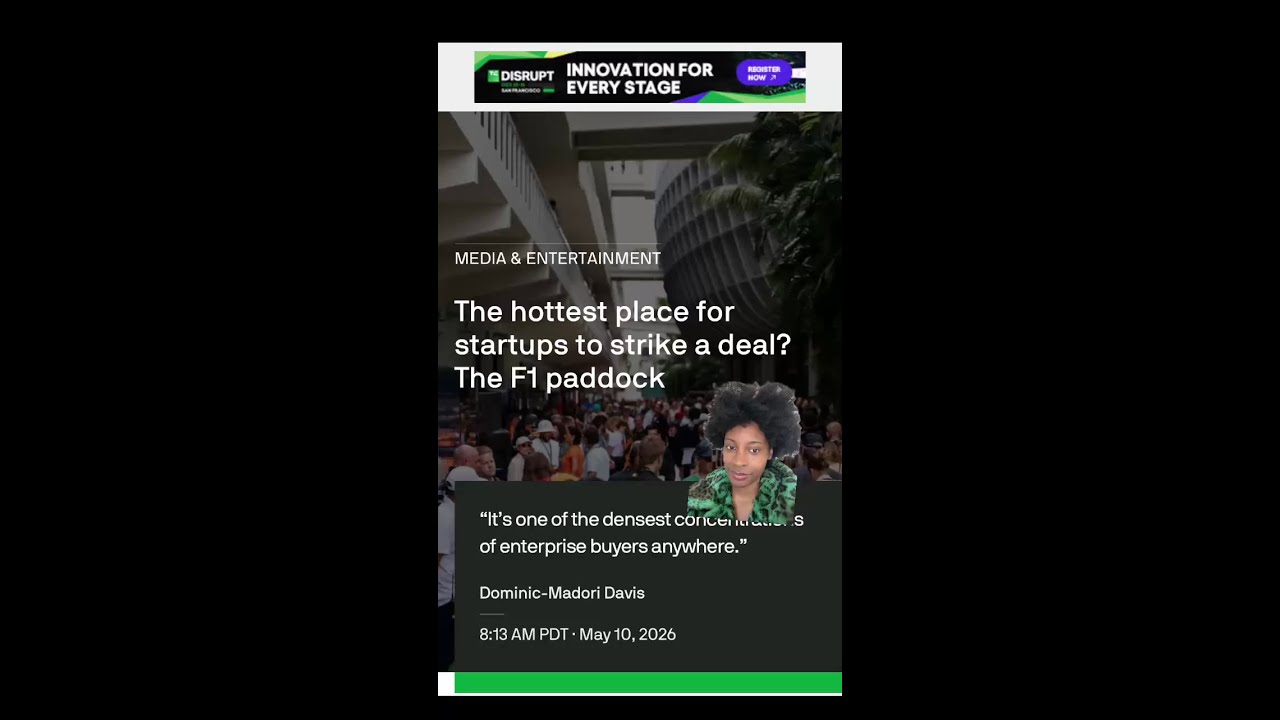 The F1 Paddock Has Become a Leading Place for Startups to Land a Deal