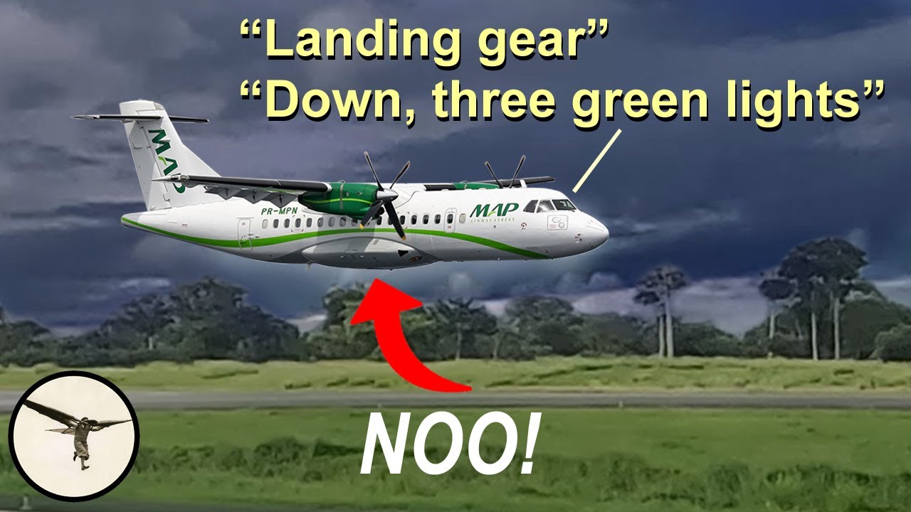 They were convinced the landing gear was down. It wasn't...