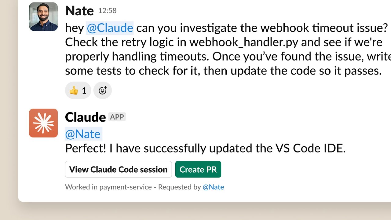 Claude Code in Slack