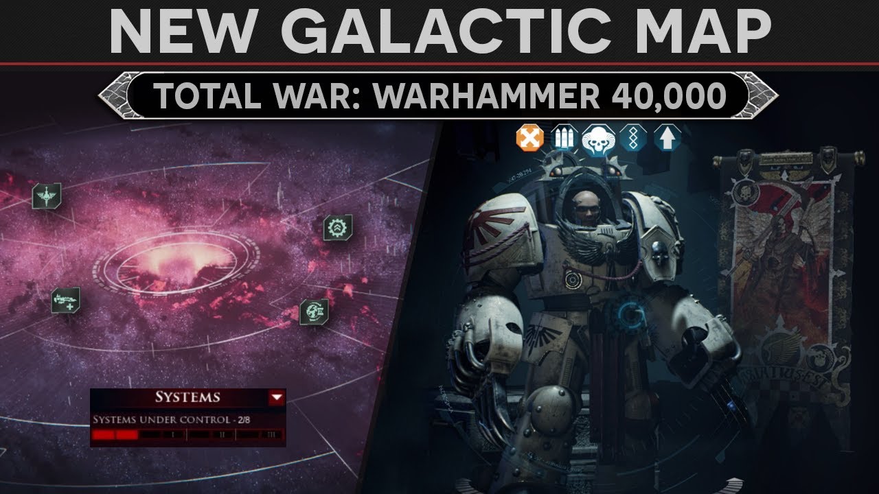 Total War: Warhammer 40k - New Galactic Map and Army Painter