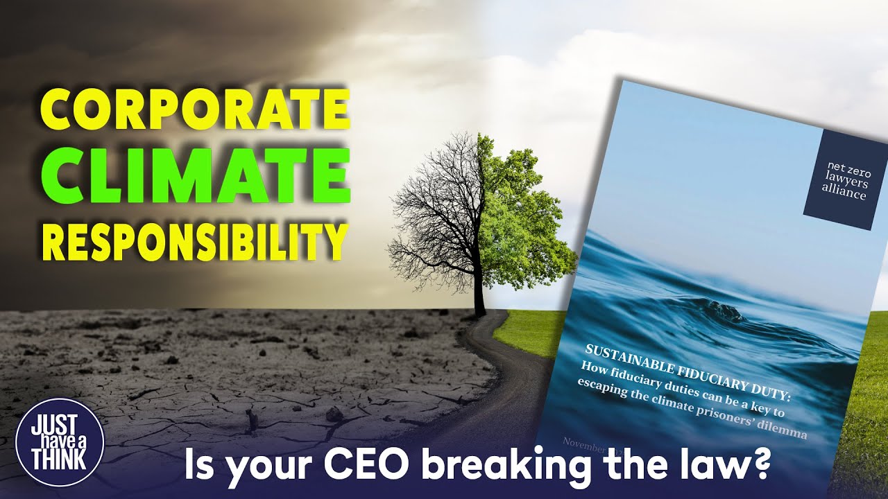 New analysis. How corporate overlords are unlawfully ignoring future climate impacts.