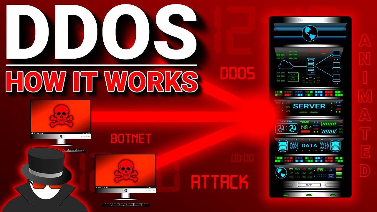 How a DDOS Attack Works. How Hackers Can Bring Down a Website.