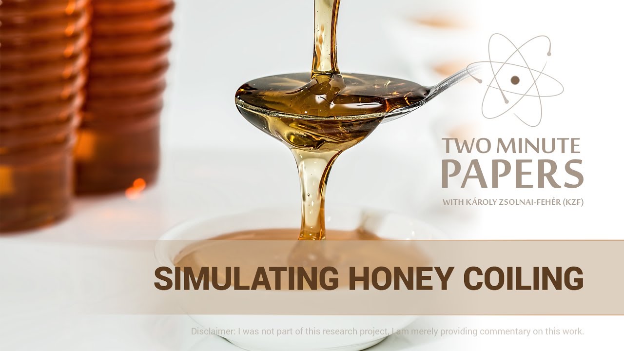 Simulating Honey Coiling | Two Minute Papers #158
