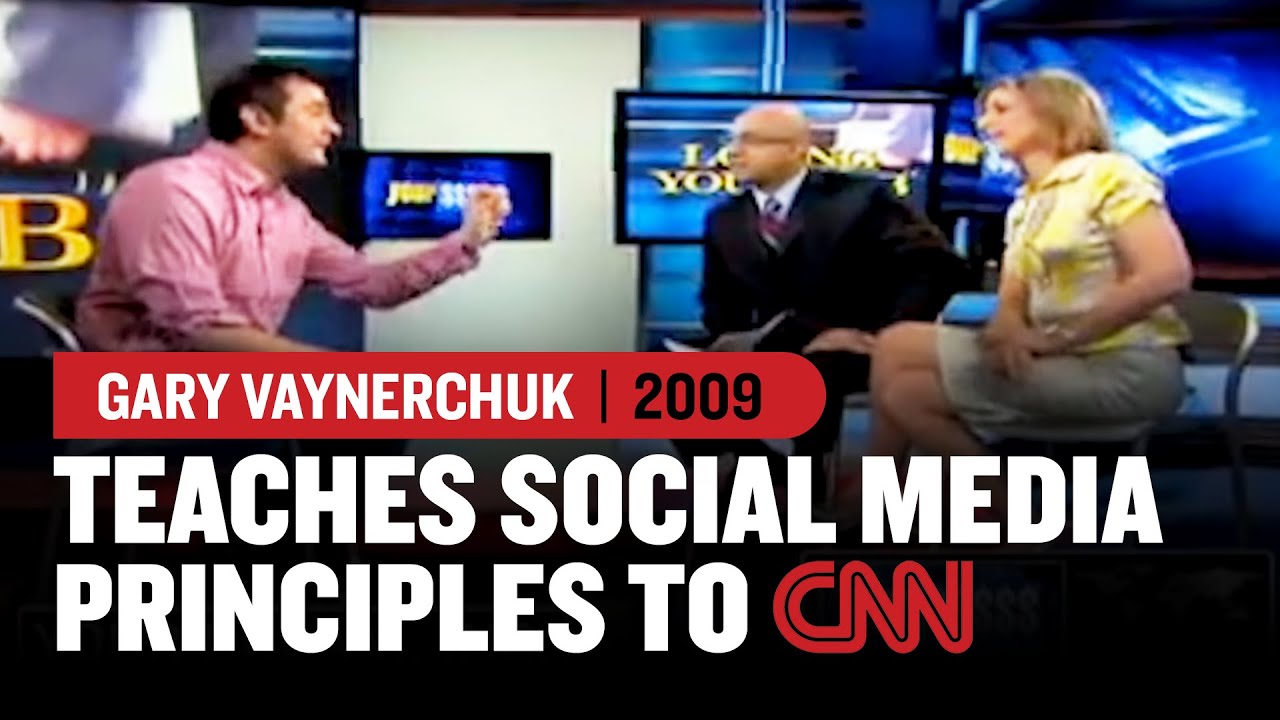 Gary Vaynerchuk Teaches Social Media Principles to CNN | 2009