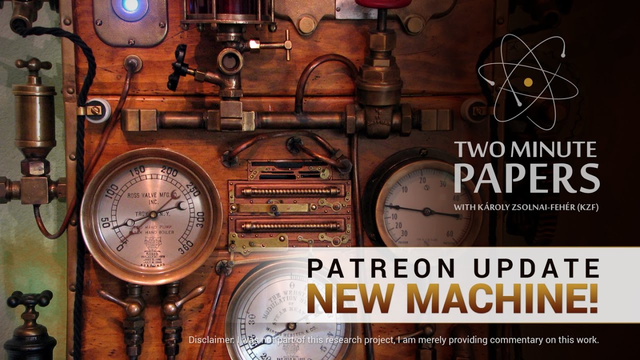 Patreon Update - New Machine!