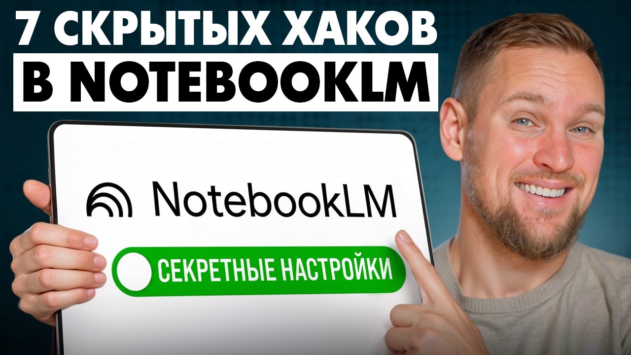 NotebookLM: 7 секретных функций, о которых молчат 95% пользователей!