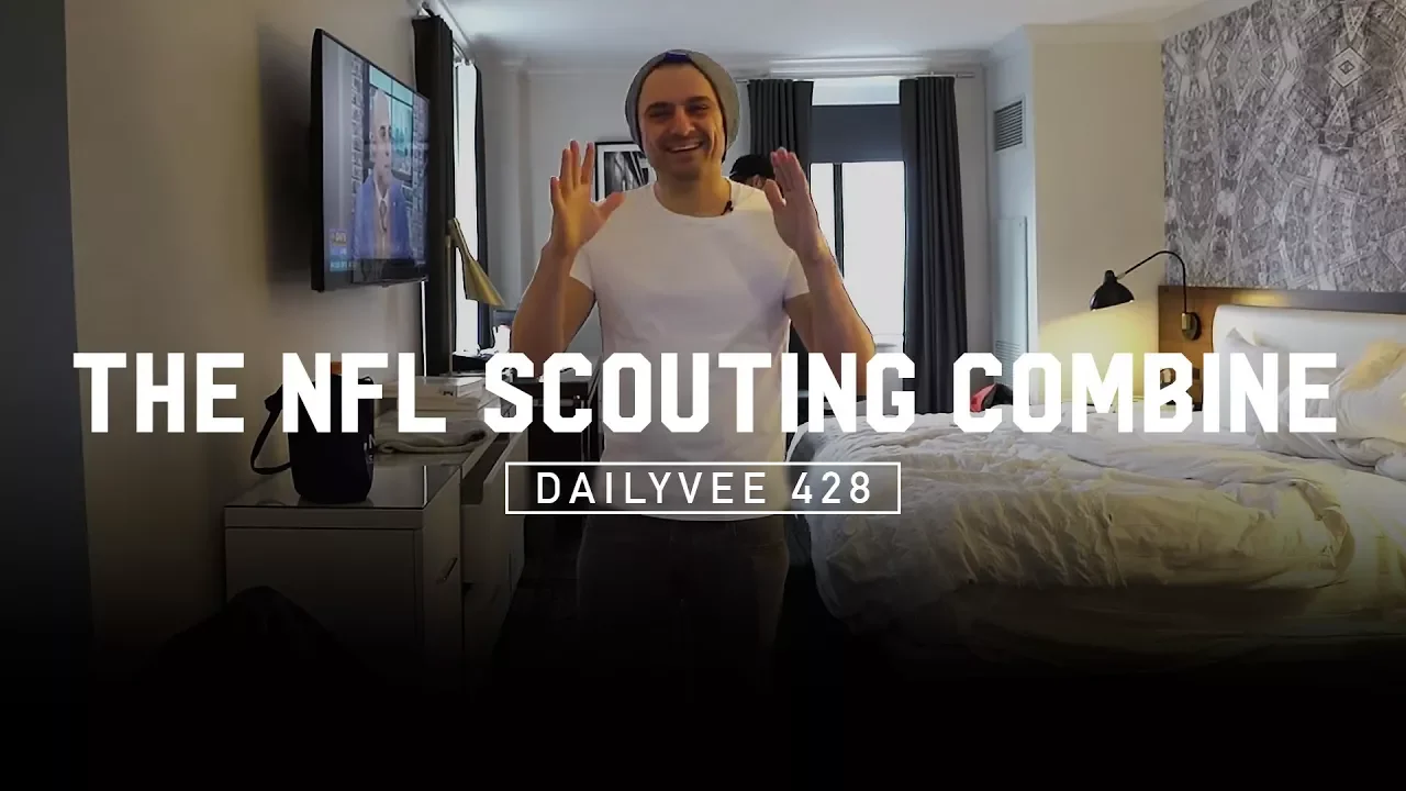 Watching the 2018 NFL Scouting Combine With VaynerSports | DailyVee 428