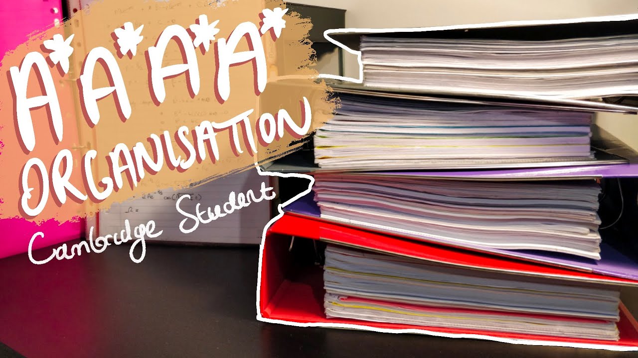 How I Stayed Organised During A-levels