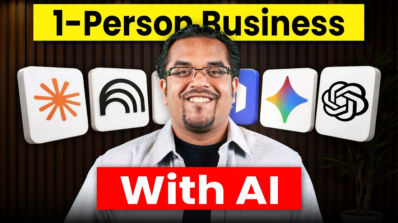 How To Build a One Person Solo Business Using AI!