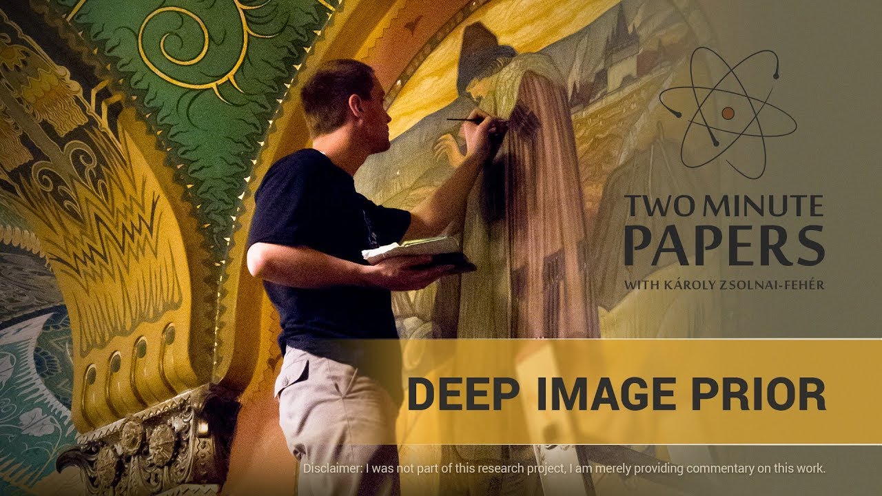 Deep Image Prior | Two Minute Papers #219