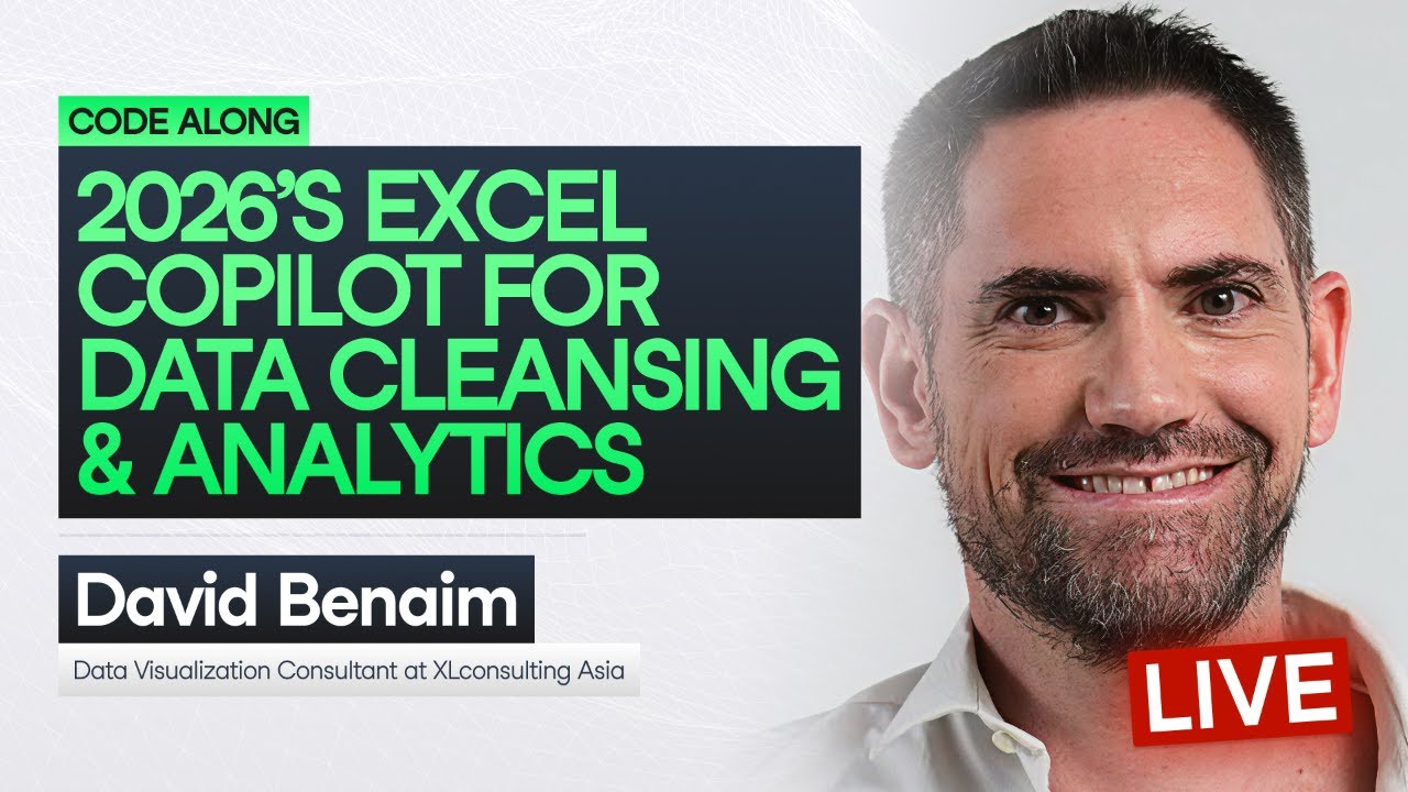 Excel Copilot for Data Cleaning & Analytics