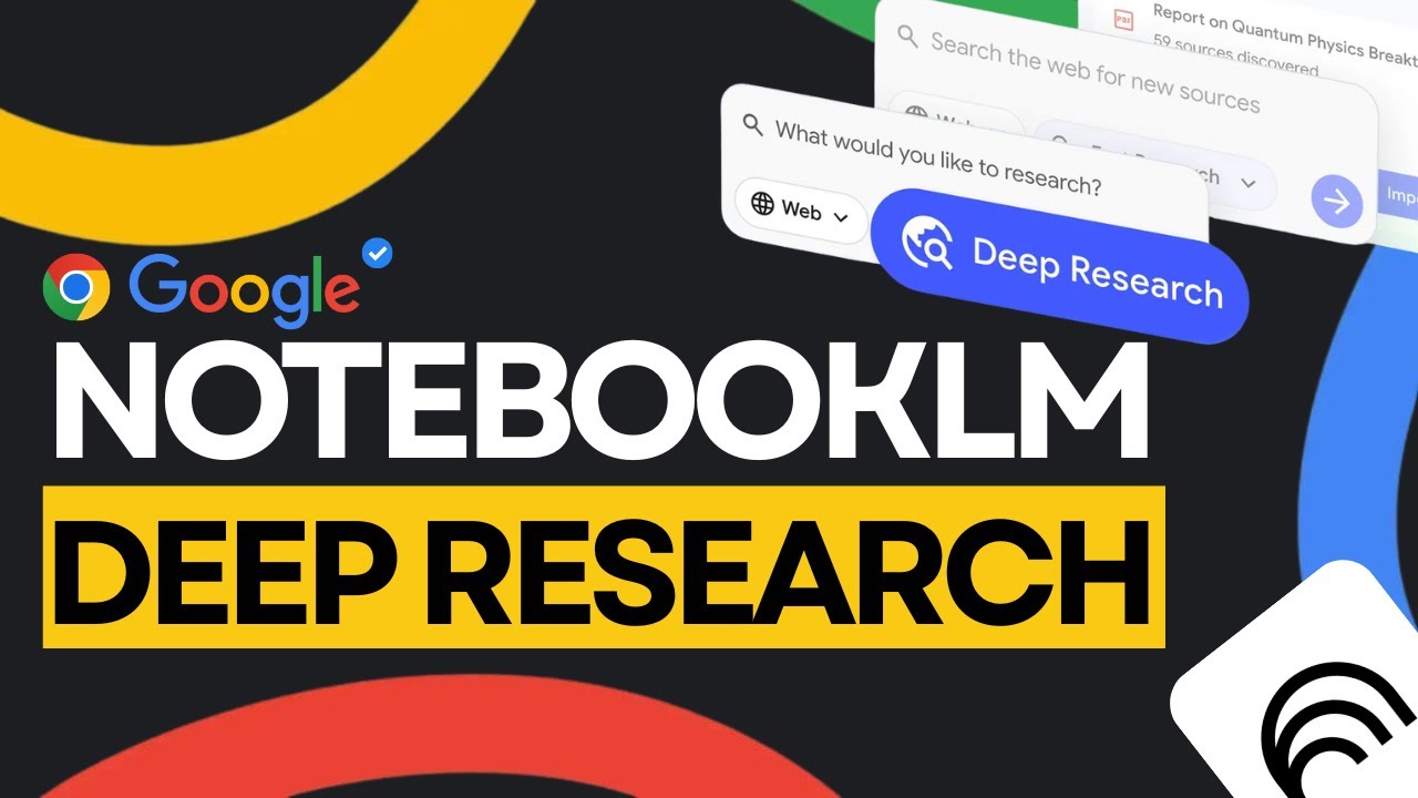 Google NotebookLM: Deep Research Is LIVE (Huge Update!)