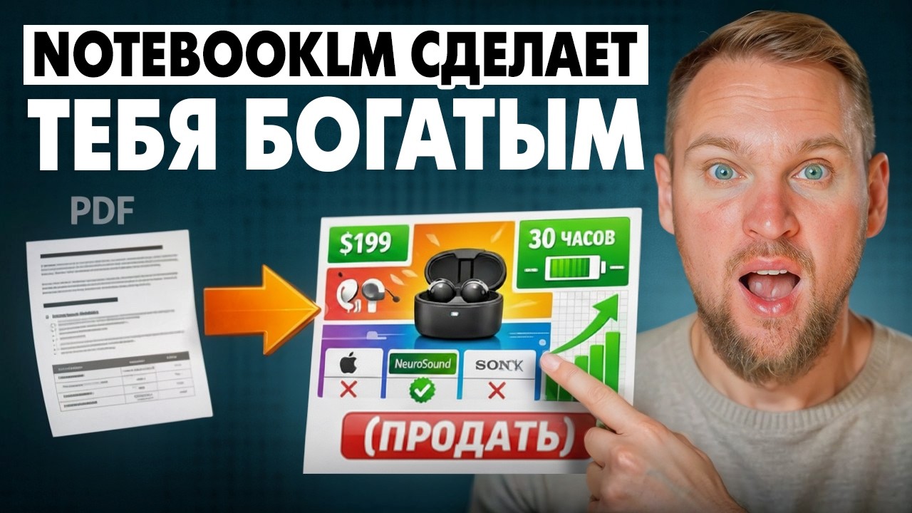 NotebookLM как дизайнер: создаем AI-фабрику инфографики (3 кейса)