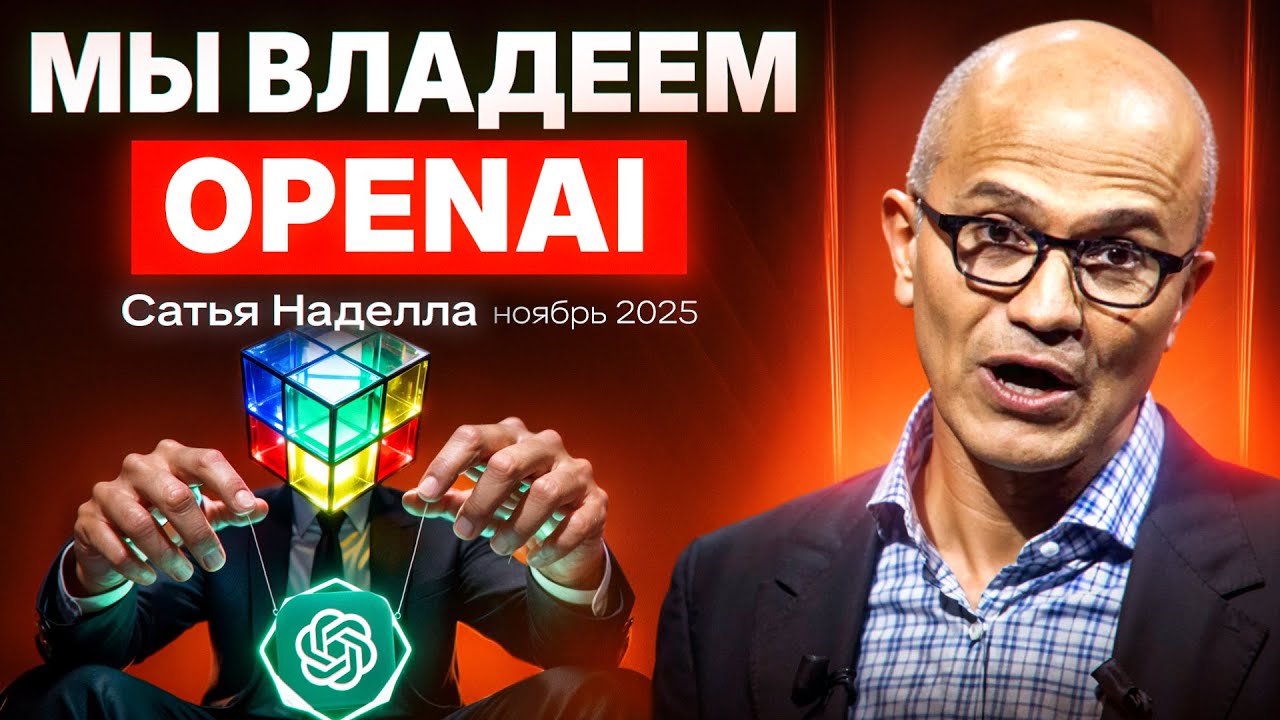 Новое большое интервью главы Microsoft про ИИ