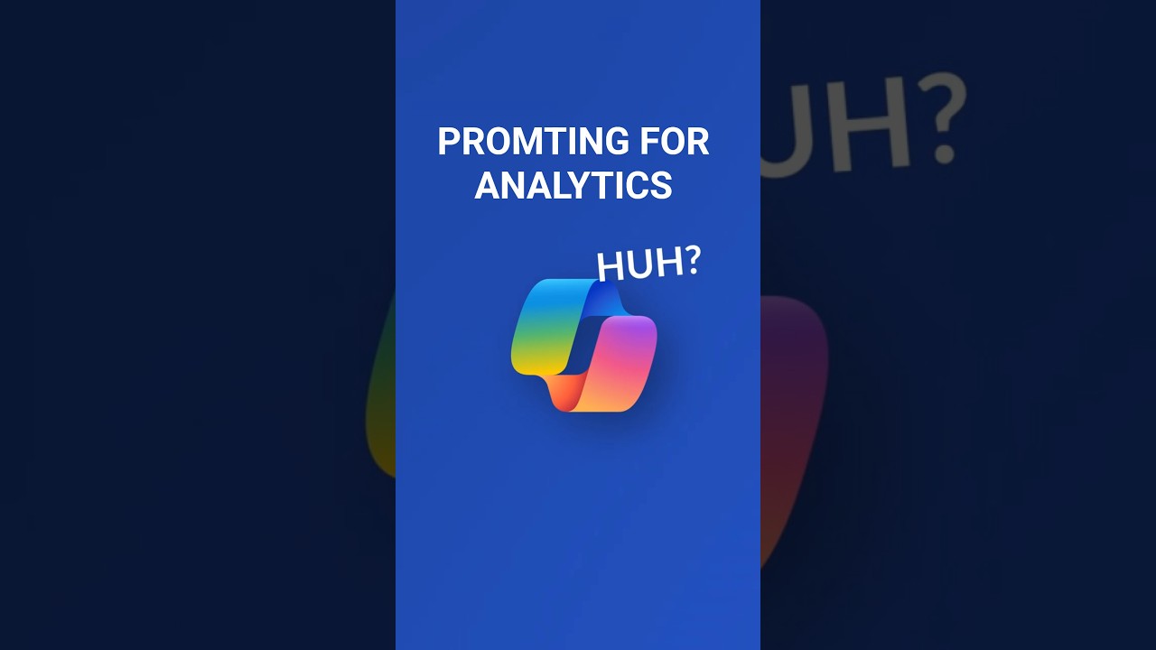 Prompting for Analytics is Different!