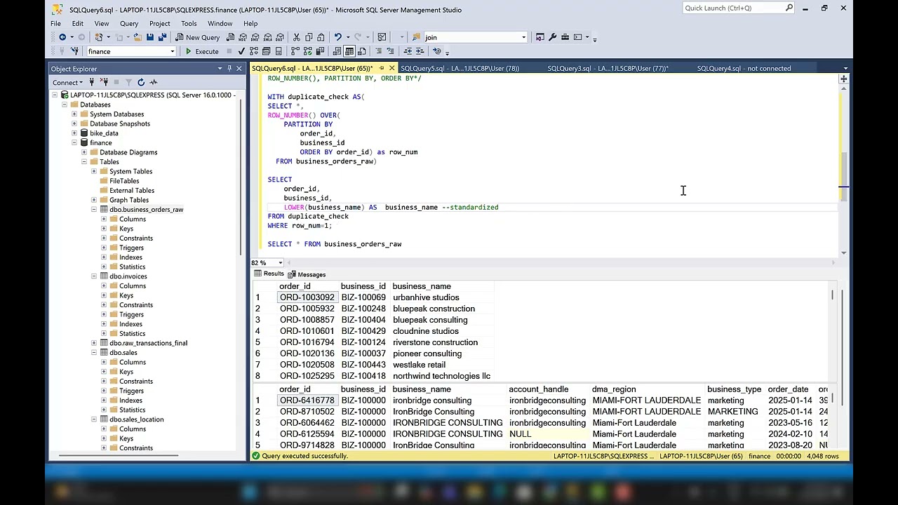 Top 10 SQL Cleaning Functions