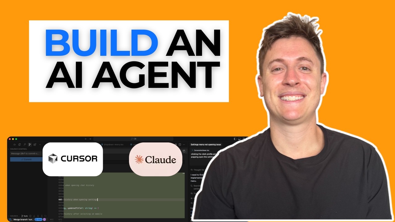 Build your first AI agent in under 23 minutes (Cursor, no code)