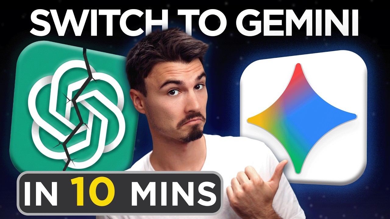 How to Switch from ChatGPT to Gemini (Without Losing Anything!)