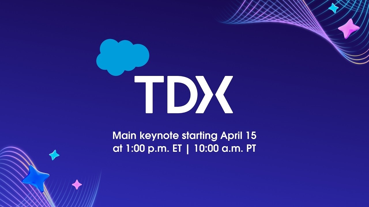 TDX 2026 Main Keynote | Replay