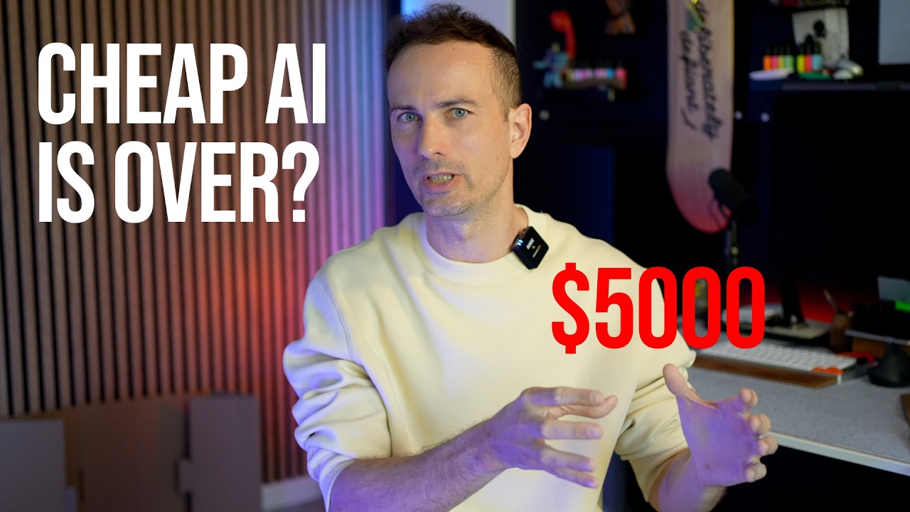You won't be able to afford AI models