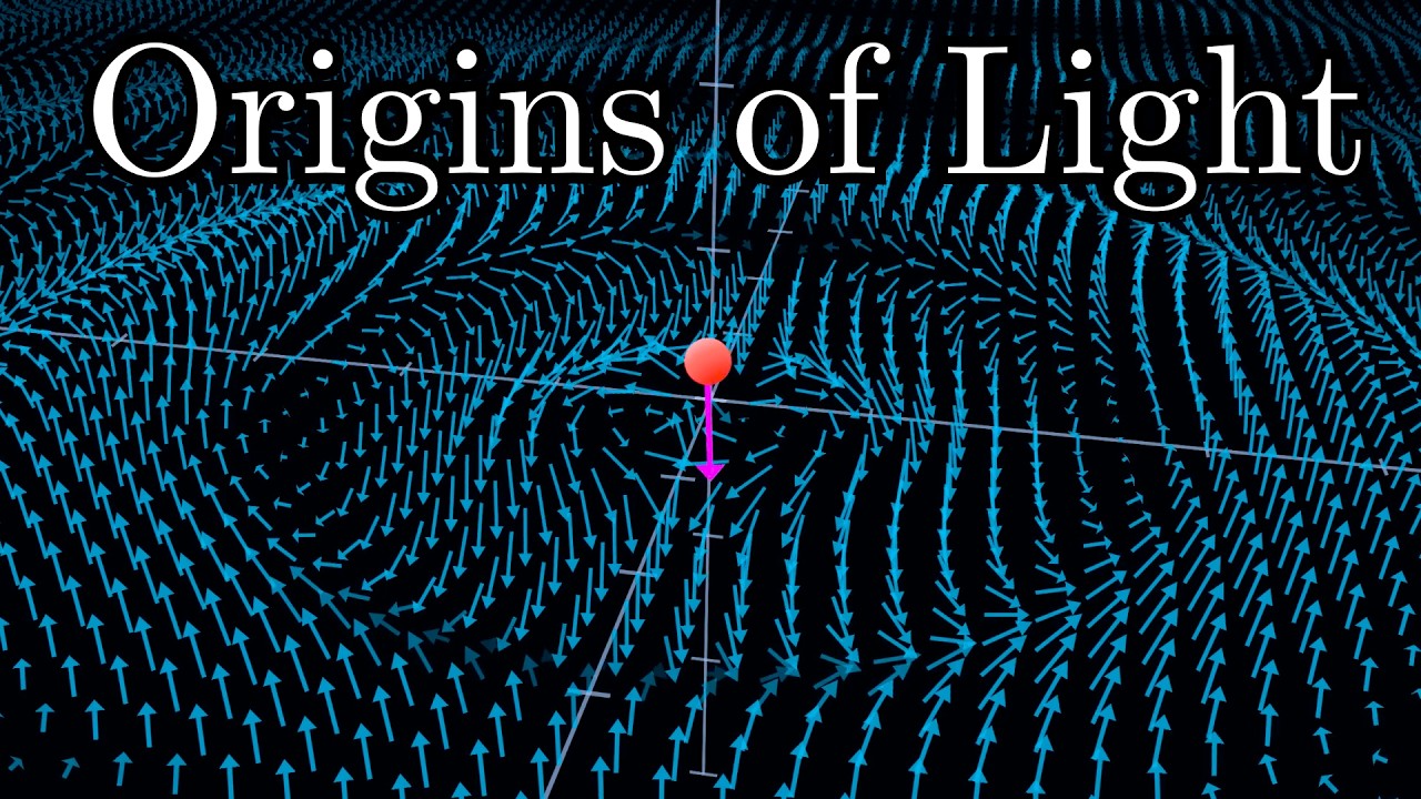 How wiggling charges give rise to light