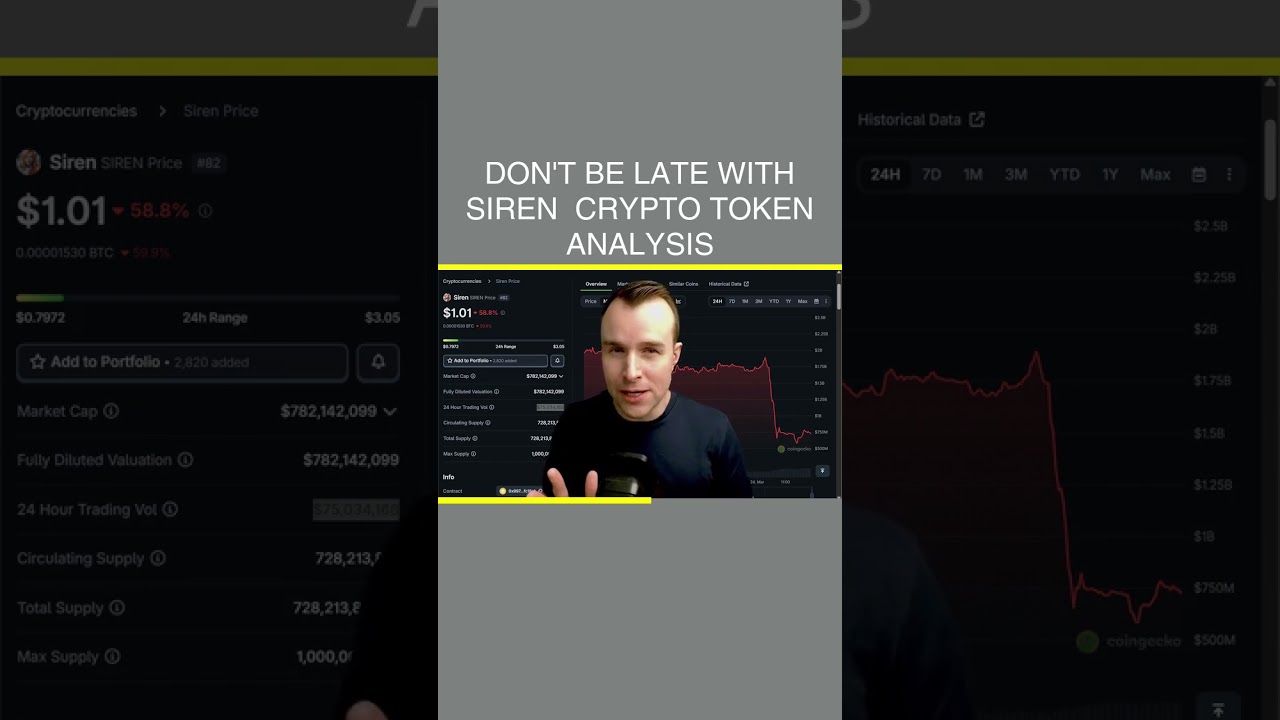 Don't Be Late With Siren ⚠️ Crypto Token Analysis