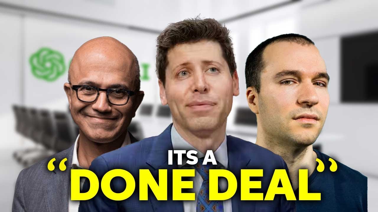 20 Minutes AGO : Sam Altman FINALLY RETURNS TO OPENAI! (NEW BOARD!)