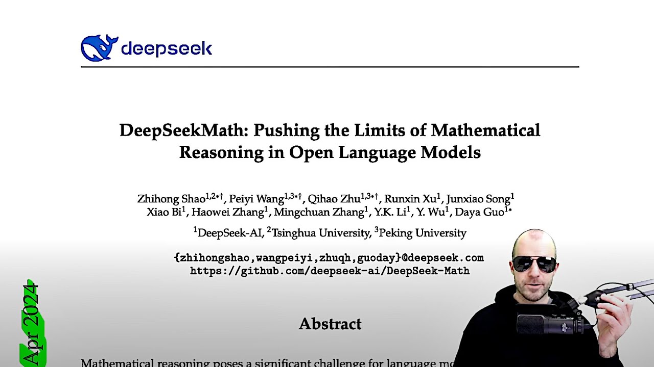 [GRPO Explained] DeepSeekMath: Pushing the Limits of Mathematical Reasoning in Open Language Models