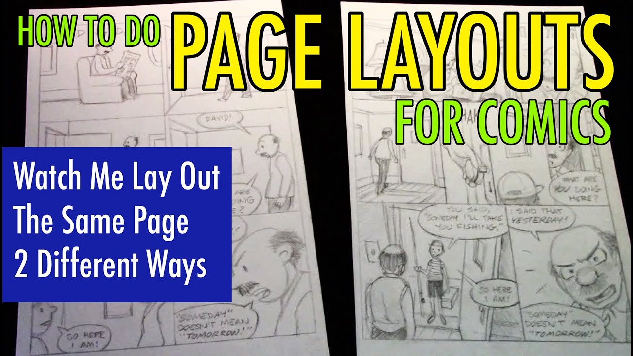 Comic Page Layouts: 2 Different Methods