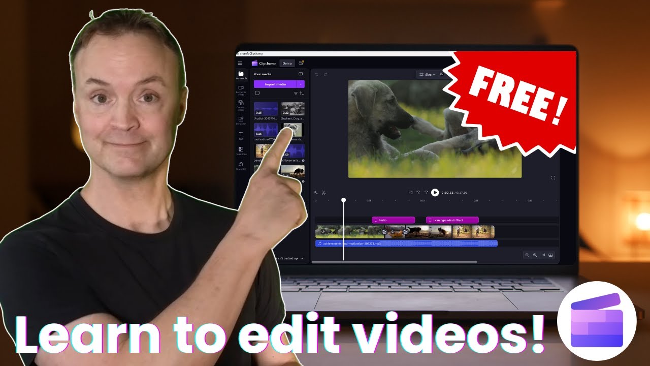 🎬 Learn Video Editing Quickly With This FREE Tool - Microsoft Clipchamp