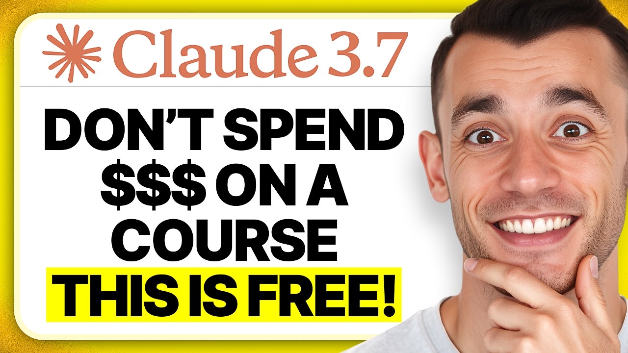 FREE Claude 3.7 Course: Build Like an AI GENIUS! 🔥