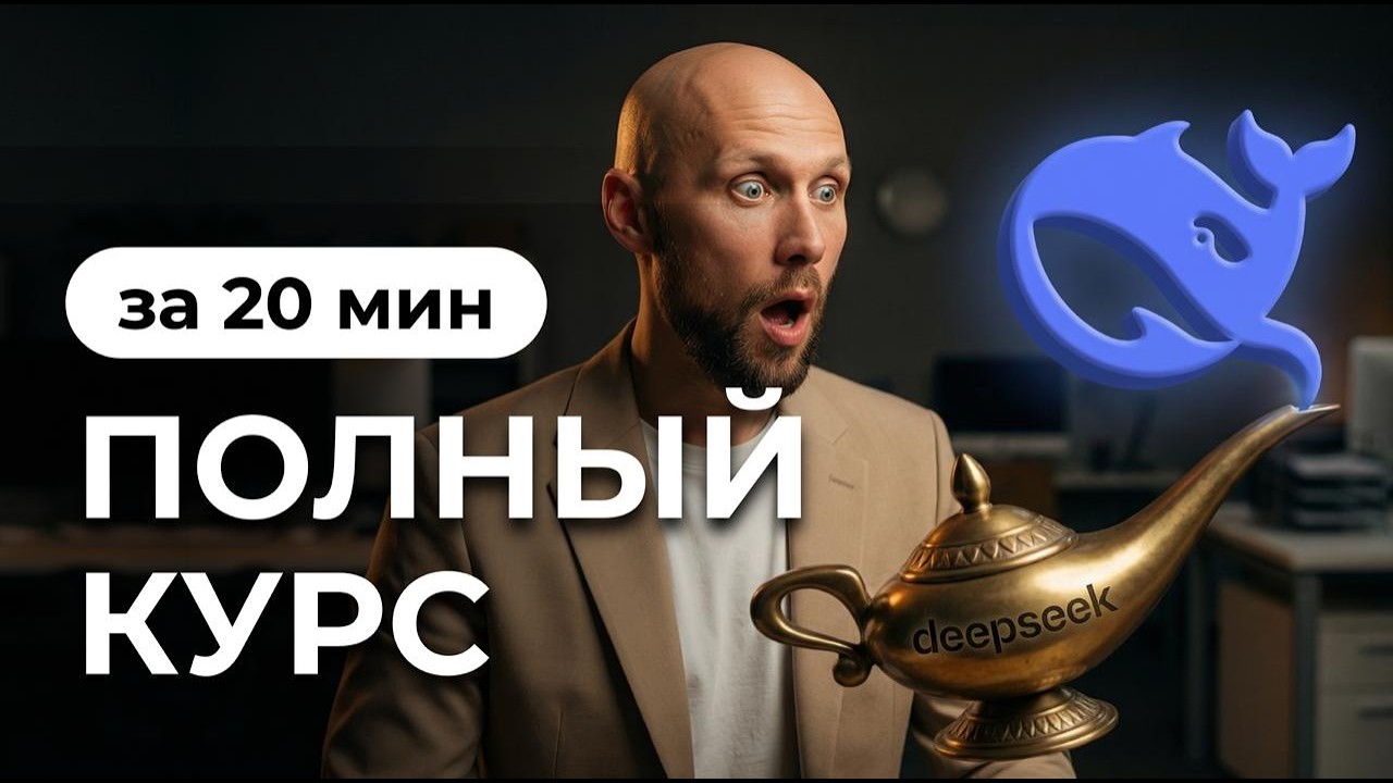 Новый DeepSeek: с нуля до ПРО. Полный курс. Бесплатный, умный, сравниваю с ChatGPT за 20$.