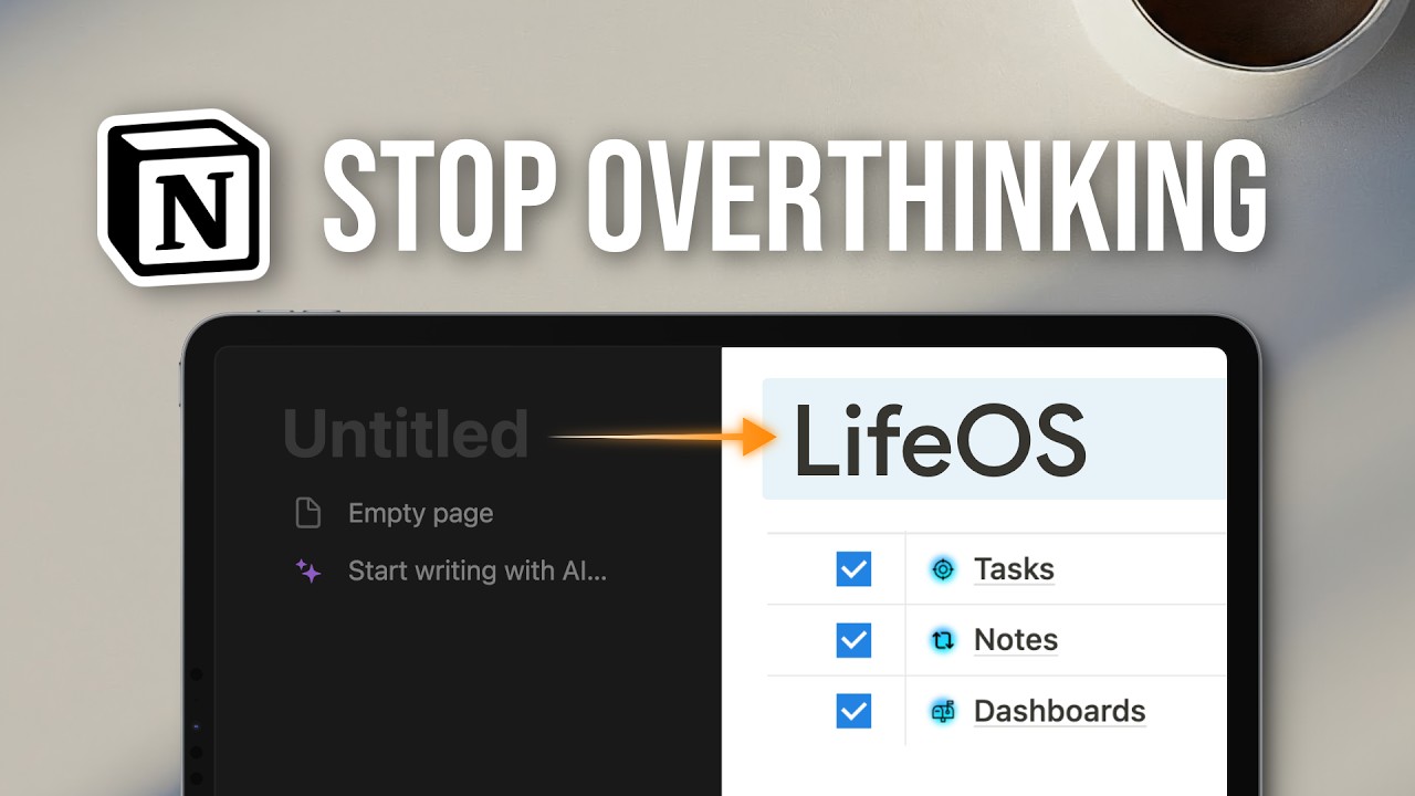 Notion с нуля: создаём Life OS за 15 минут