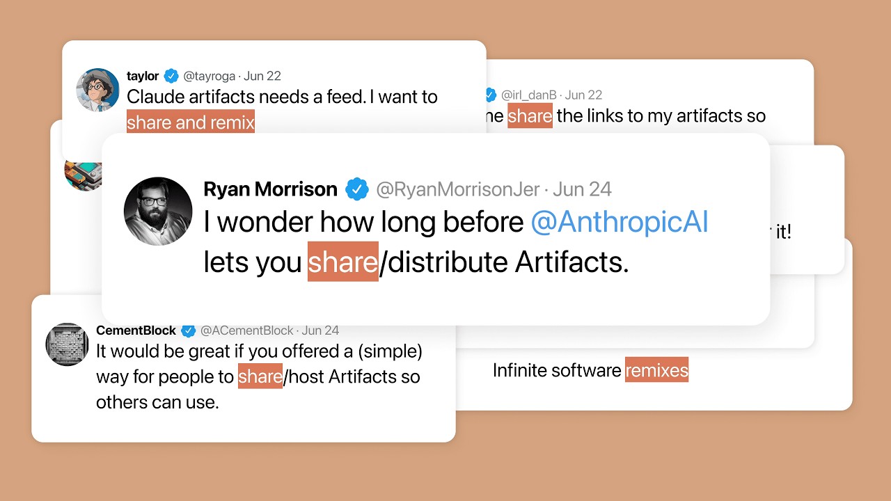 Shareable Artifacts in Claude