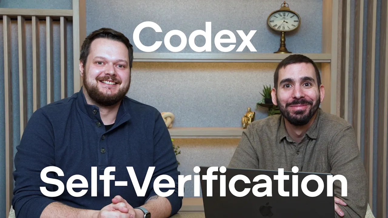 Codex checks its work for you