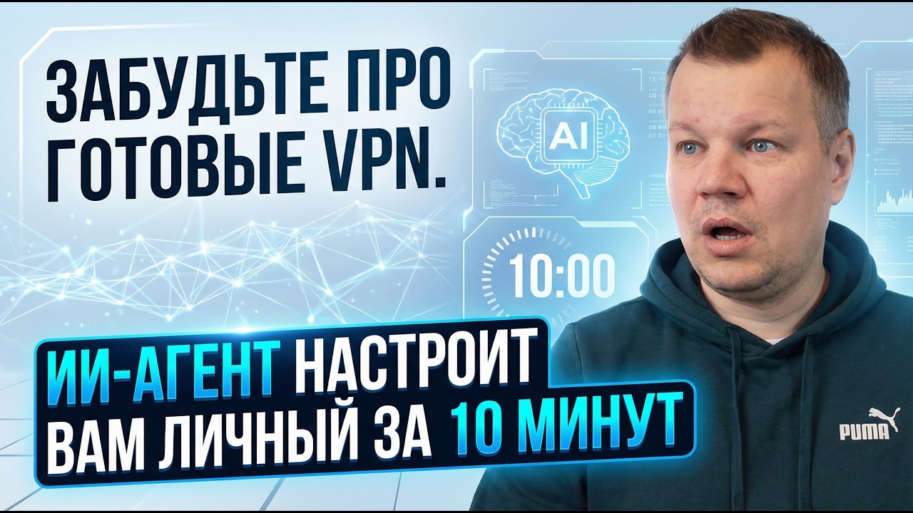Личный VPN за 10 минут: Claude Code настраивает VPS-сервер с нуля