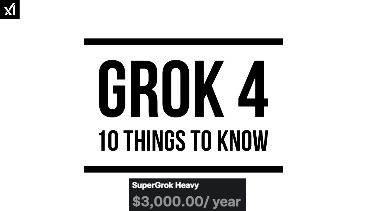 Grok 4 - 10 New Things to Know