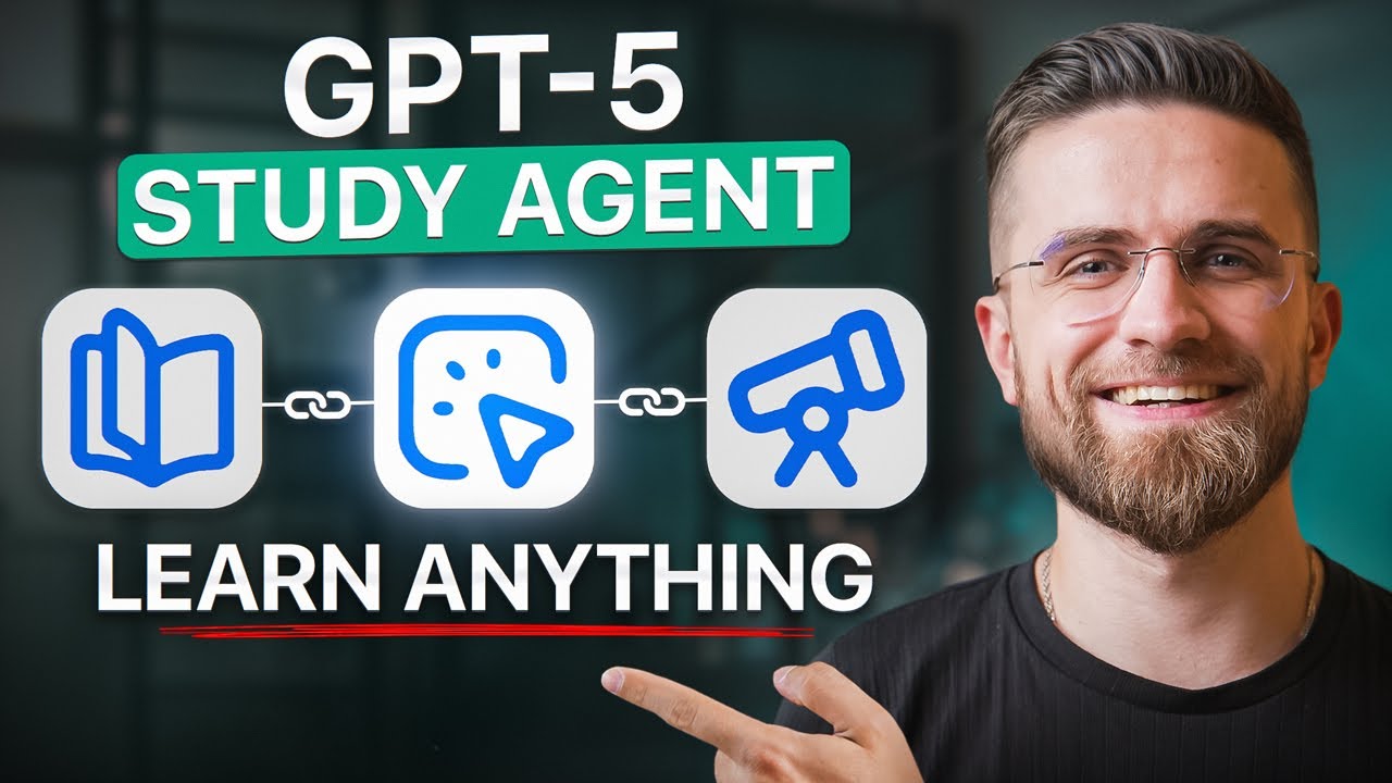 Build a GPT-5 Study Agent in 10 Minutes (Copy My Workflow)