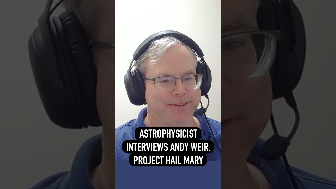 Andy Weir's spreadsheets for Project Hail Mary maths #shorts